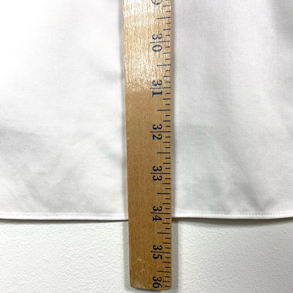 Charles Tyrwhitt Men's Long Sleeve Button Down White Shirt Non-Iron 16.5/34 - Picture 8 of 11